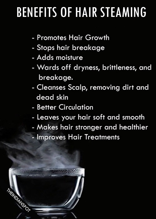 Benefits of hair steaming